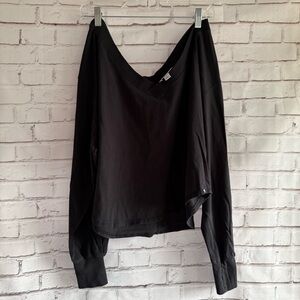 JoyLab Black V-Neck Top‎